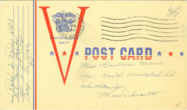 V-Mail Postcard